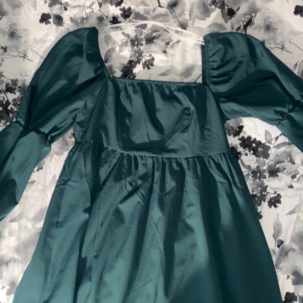 Dark green dress